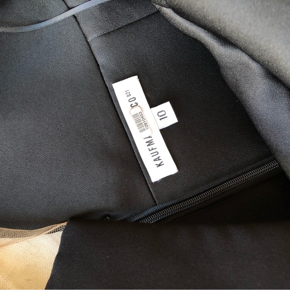 KAUFMANFRANCO Onyx Black Cocktail Dress - Picture 9 of 10